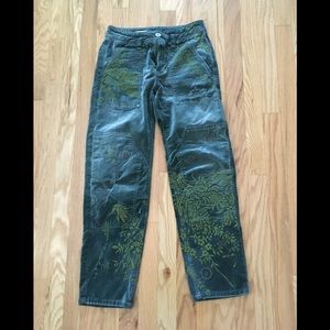 Pilcro The Wanderer velvet pants